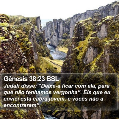 Gênesis 38:23 BSL Bible Verse Image