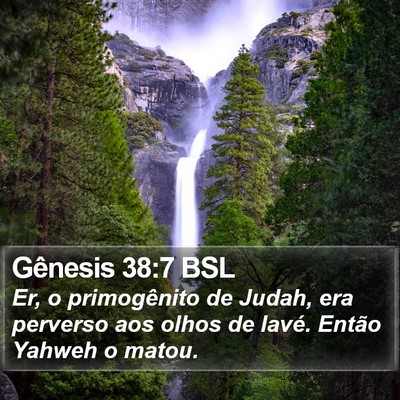 Gênesis 38:7 BSL Bible Verse Image