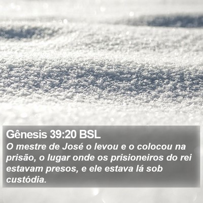 Gênesis 39:20 BSL Bible Verse Image