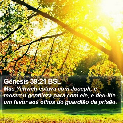 Gênesis 39:21 BSL Bible Verse Image