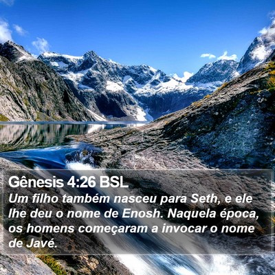 Gênesis 4:26 BSL Bible Verse Image