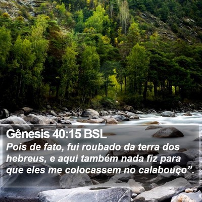 Gênesis 40:15 BSL Bible Verse Image