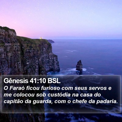 Gênesis 41:10 BSL Bible Verse Image