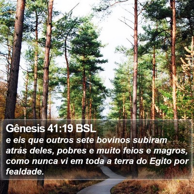 Gênesis 41:19 BSL Bible Verse Image