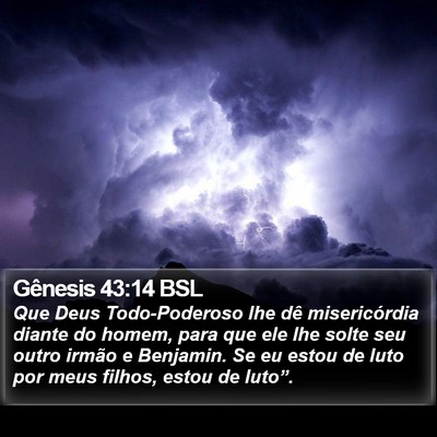 Gênesis 43:14 BSL Bible Verse Image