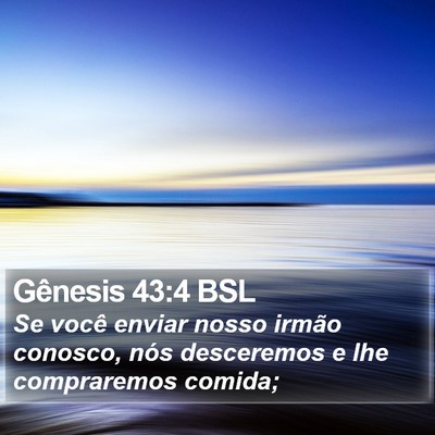 Gênesis 43:4 BSL Bible Verse Image