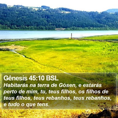 Gênesis 45:10 BSL Bible Verse Image
