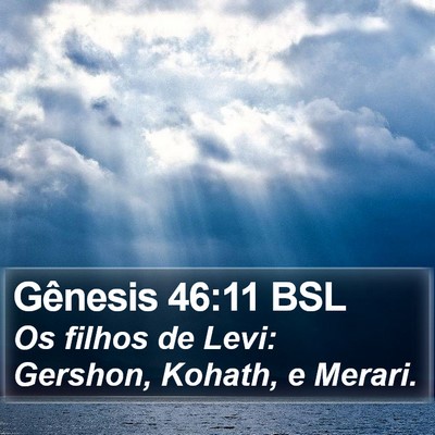 Gênesis 46:11 BSL Bible Verse Image