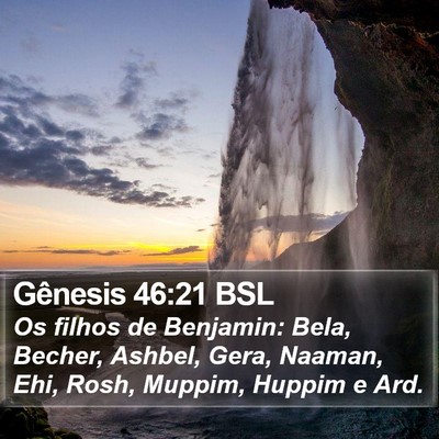 Gênesis 46:21 BSL Bible Verse Image