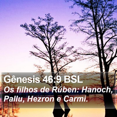 Gênesis 46:9 BSL Bible Verse Image