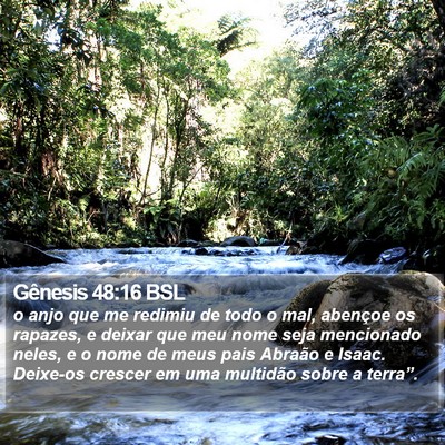Gênesis 48:16 BSL Bible Verse Image