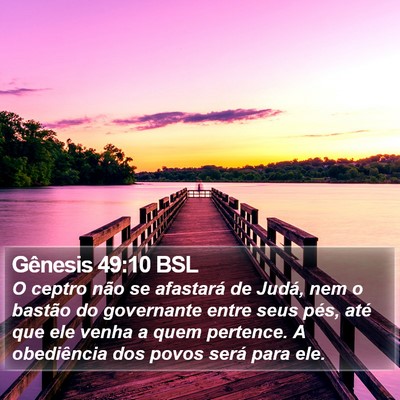 Gênesis 49:10 BSL Bible Verse Image