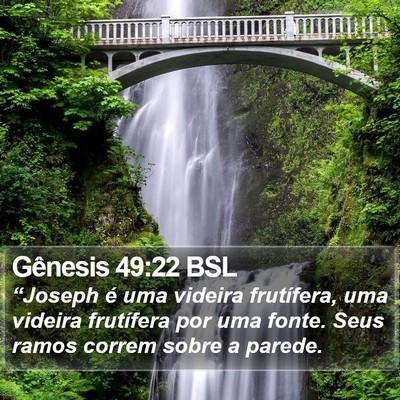 Gênesis 49:22 BSL Bible Verse Image