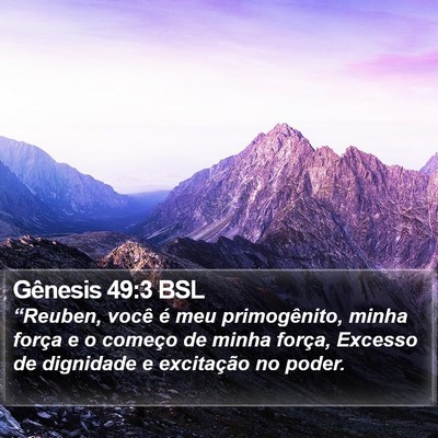 Gênesis 49:3 BSL Bible Verse Image