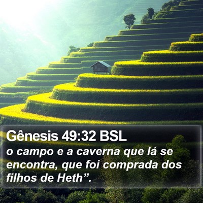 Gênesis 49:32 BSL Bible Verse Image