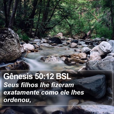 Gênesis 50:12 BSL Bible Verse Image
