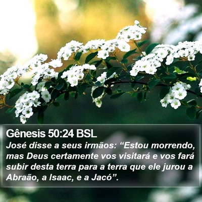 Gênesis 50:24 BSL Bible Verse Image