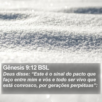 Gênesis 9:12 BSL Bible Verse Image