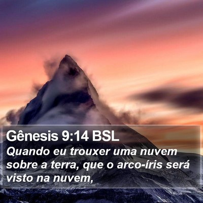 Gênesis 9:14 BSL Bible Verse Image