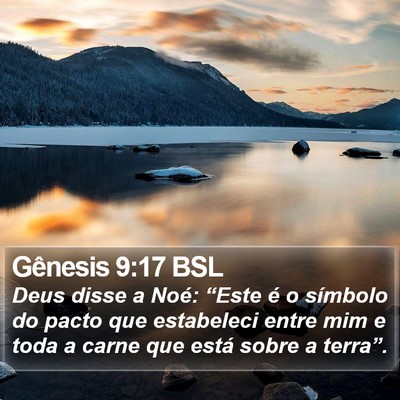 Gênesis 9:17 BSL Bible Verse Image