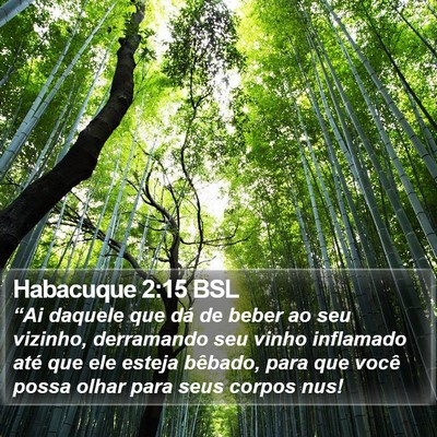 Habacuque 2:15 BSL Bible Verse Image