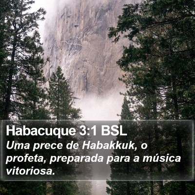 Habacuque 3:1 BSL Bible Verse Image