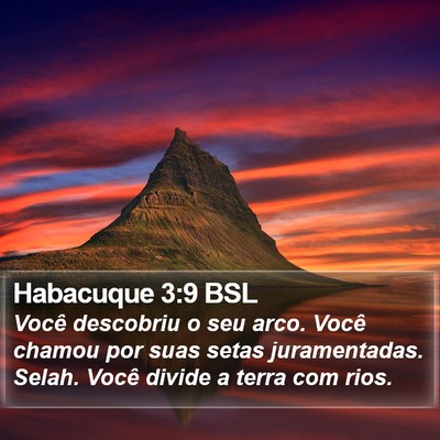 Habacuque 3:9 BSL Bible Verse Image