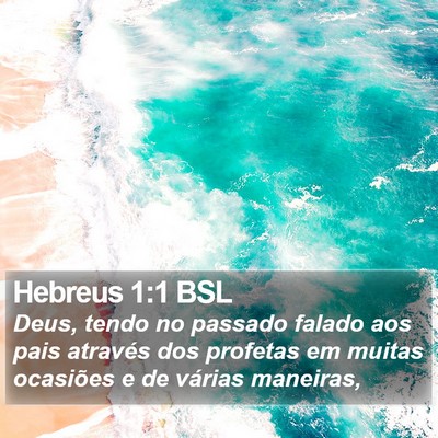 Hebreus 1:1 BSL Bible Verse Image