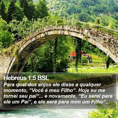Hebreus 1:5 BSL Bible Verse Image