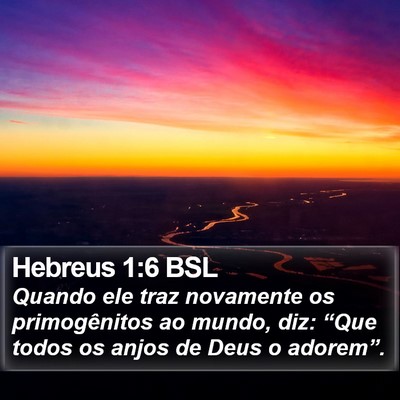 Hebreus 1:6 BSL Bible Verse Image