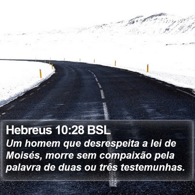 Hebreus 10:28 BSL Bible Verse Image