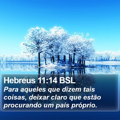 Hebreus 11:14 BSL Bible Verse Image