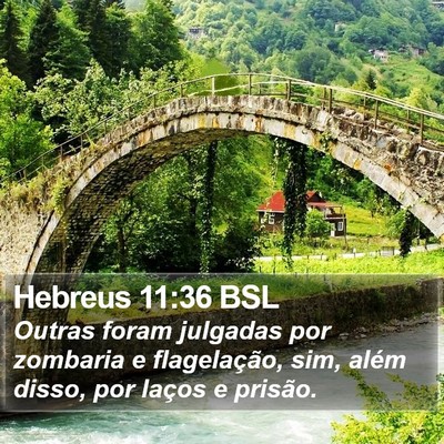 Hebreus 11:36 BSL Bible Verse Image