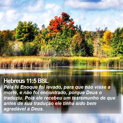 Hebreus 11:5 BSL Bible Verse Image