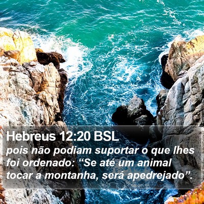 Hebreus 12:20 BSL Bible Verse Image