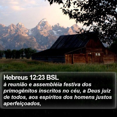 Hebreus 12:23 BSL Bible Verse Image