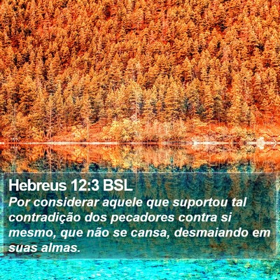 Hebreus 12:3 BSL Bible Verse Image