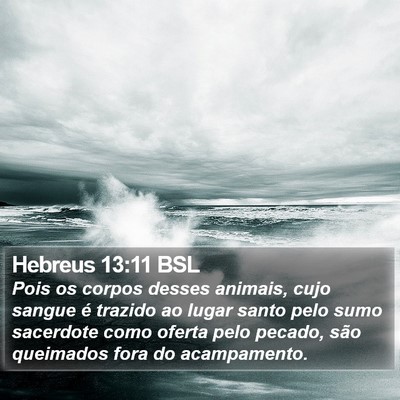 Hebreus 13:11 BSL Bible Verse Image