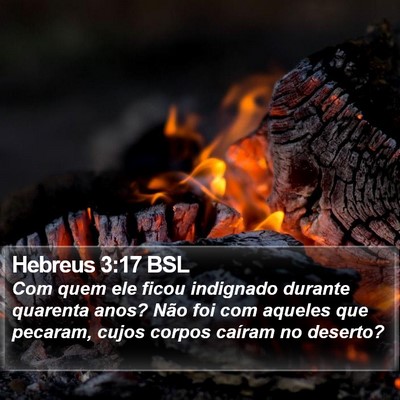 Hebreus 3:17 BSL Bible Verse Image