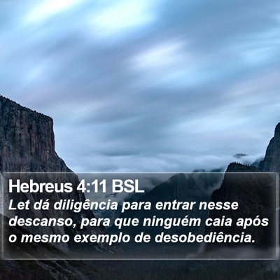 Hebreus 4:11 BSL Bible Verse Image