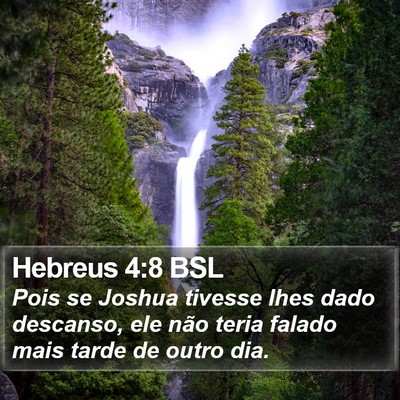 Hebreus 4:8 BSL Bible Verse Image