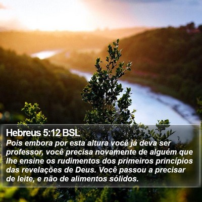 Hebreus 5:12 BSL Bible Verse Image