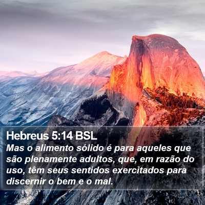 Hebreus 5:14 BSL Bible Verse Image