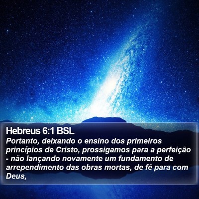 Hebreus 6:1 BSL Bible Verse Image