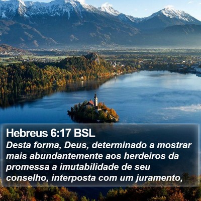 Hebreus 6:17 BSL Bible Verse Image