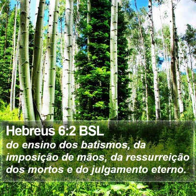 Hebreus 6:2 BSL Bible Verse Image