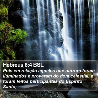 Hebreus 6:4 BSL Bible Verse Image