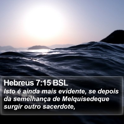 Hebreus 7:15 BSL Bible Verse Image