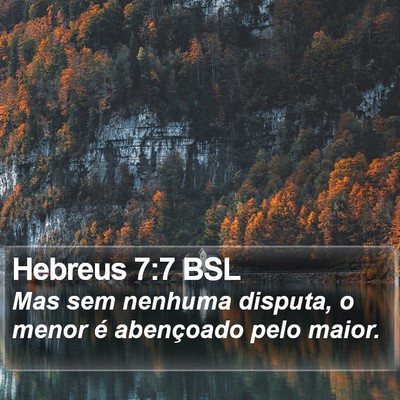 Hebreus 7:7 BSL Bible Verse Image