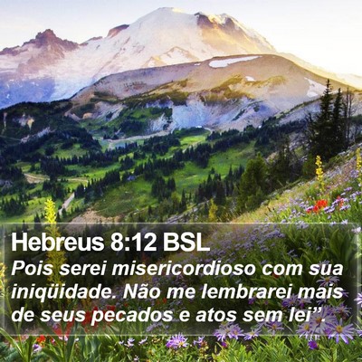 Hebreus 8:12 BSL Bible Verse Image